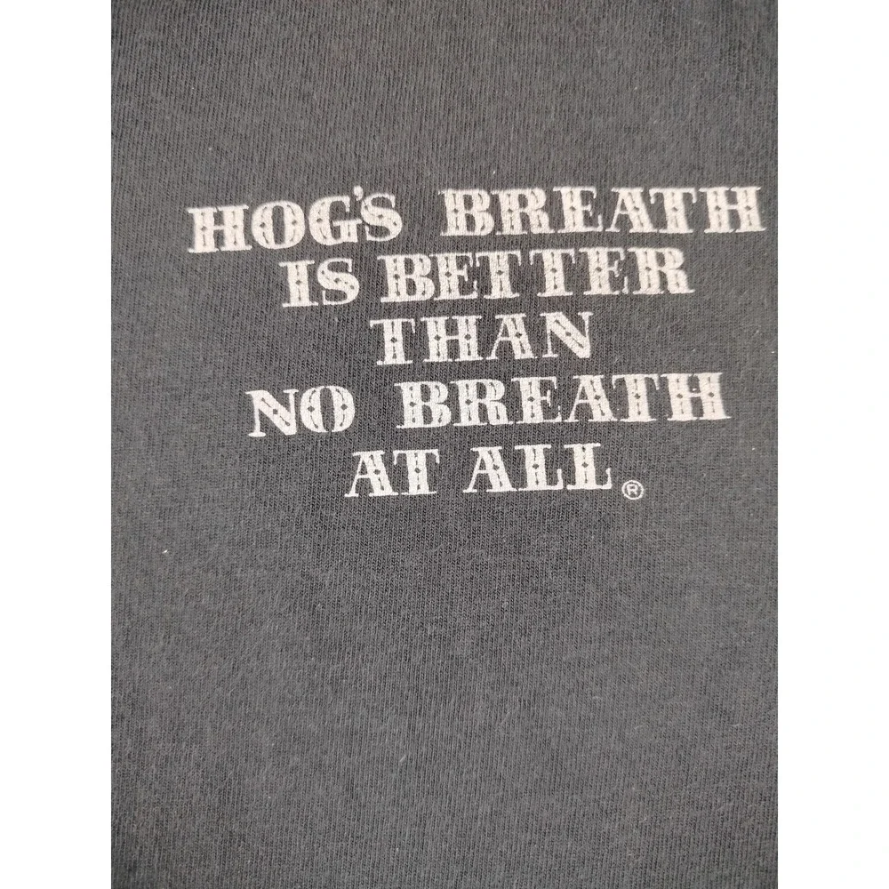 Vintage Fruit Of The Loom Tank Top Mens XL Black Hog's Breath Saloon Key West